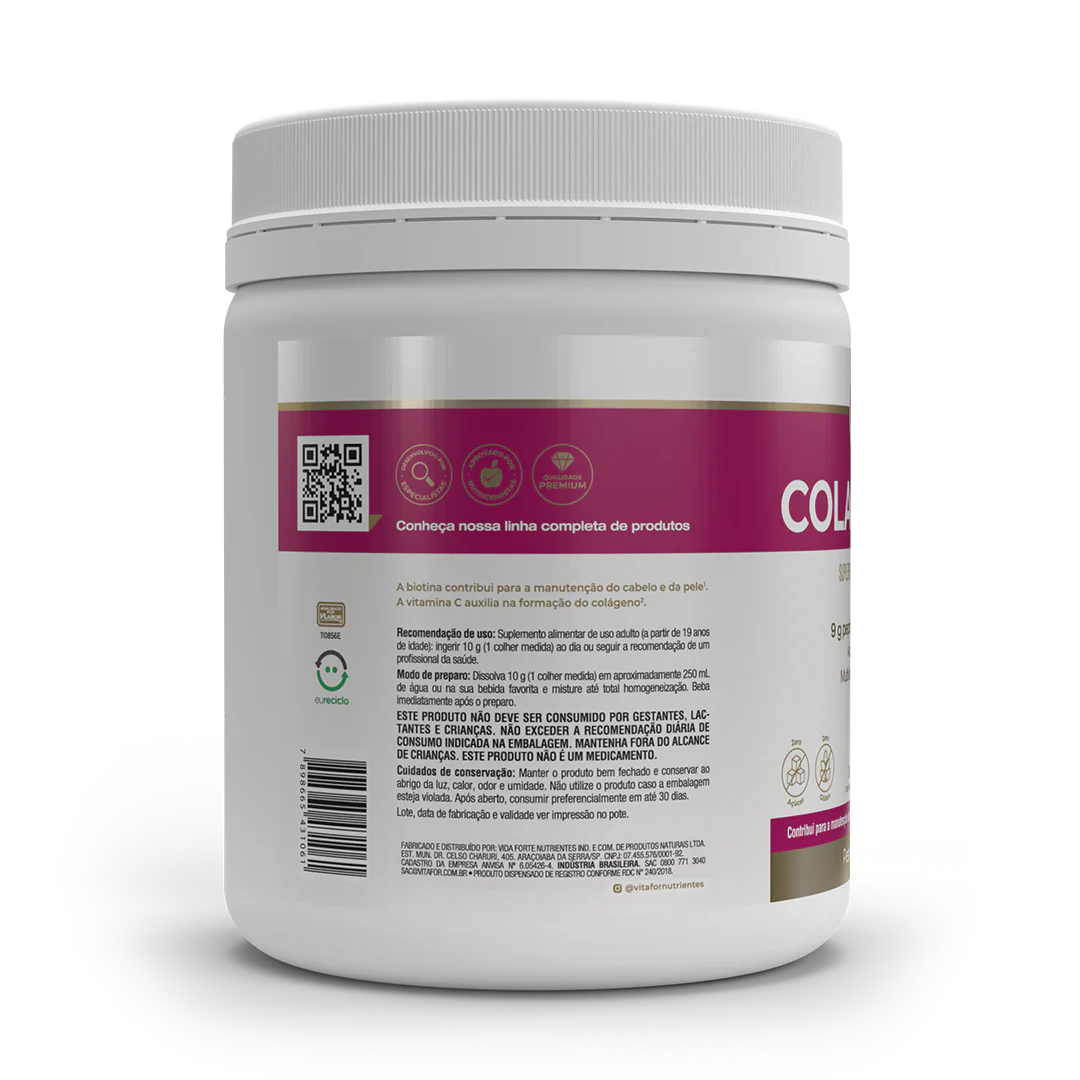 Colagentek-300g-Tangerina-Vitafor-2