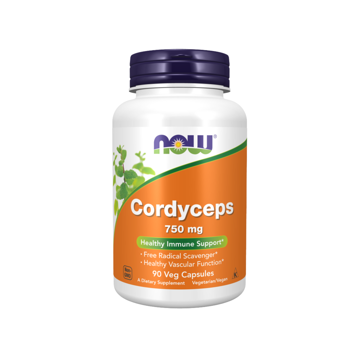 Cordyceps 750mg  90cap – Now Foods
