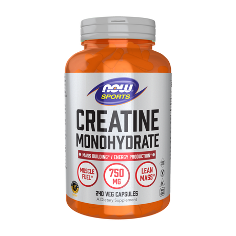 Creatine Monohydrate 750mg 240vcap - Now