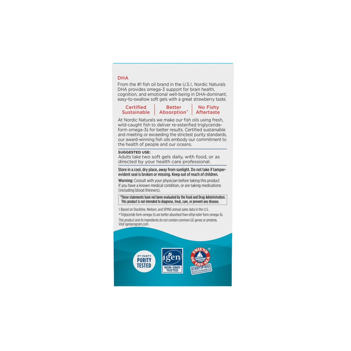 DHA Strawberry 90sft - Nordic Naturals