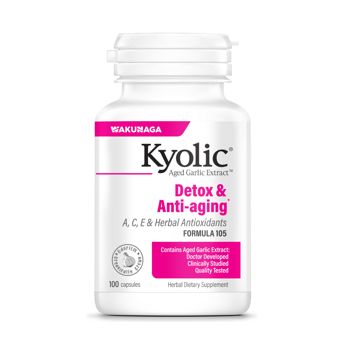 Detox & Anti-aging Formula 105 100cap - Kyolic