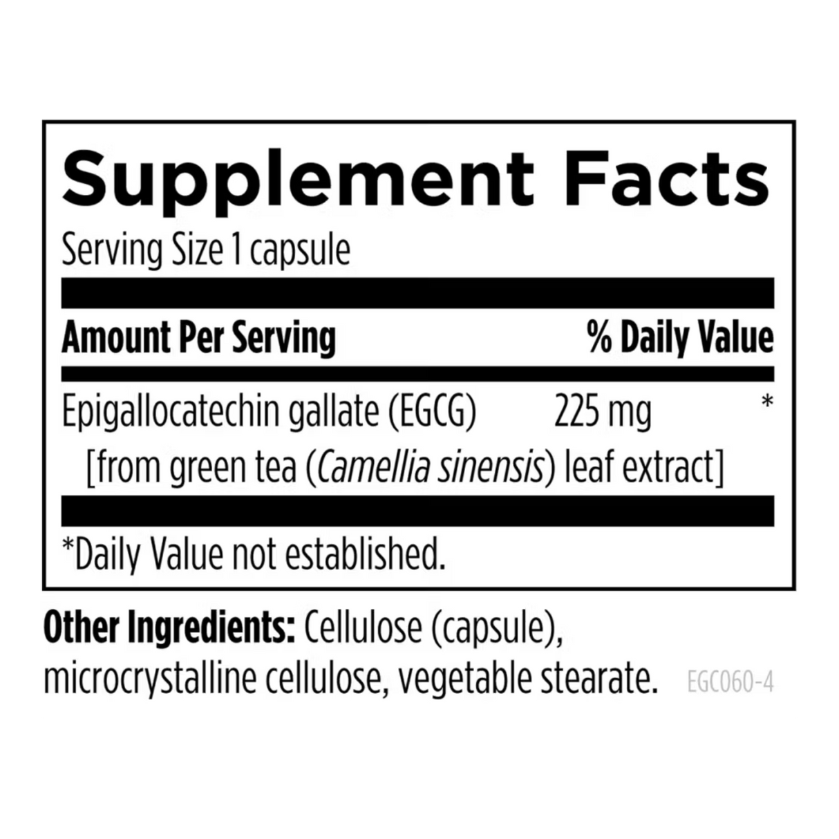 EGCg 60vcap - Designs for Health