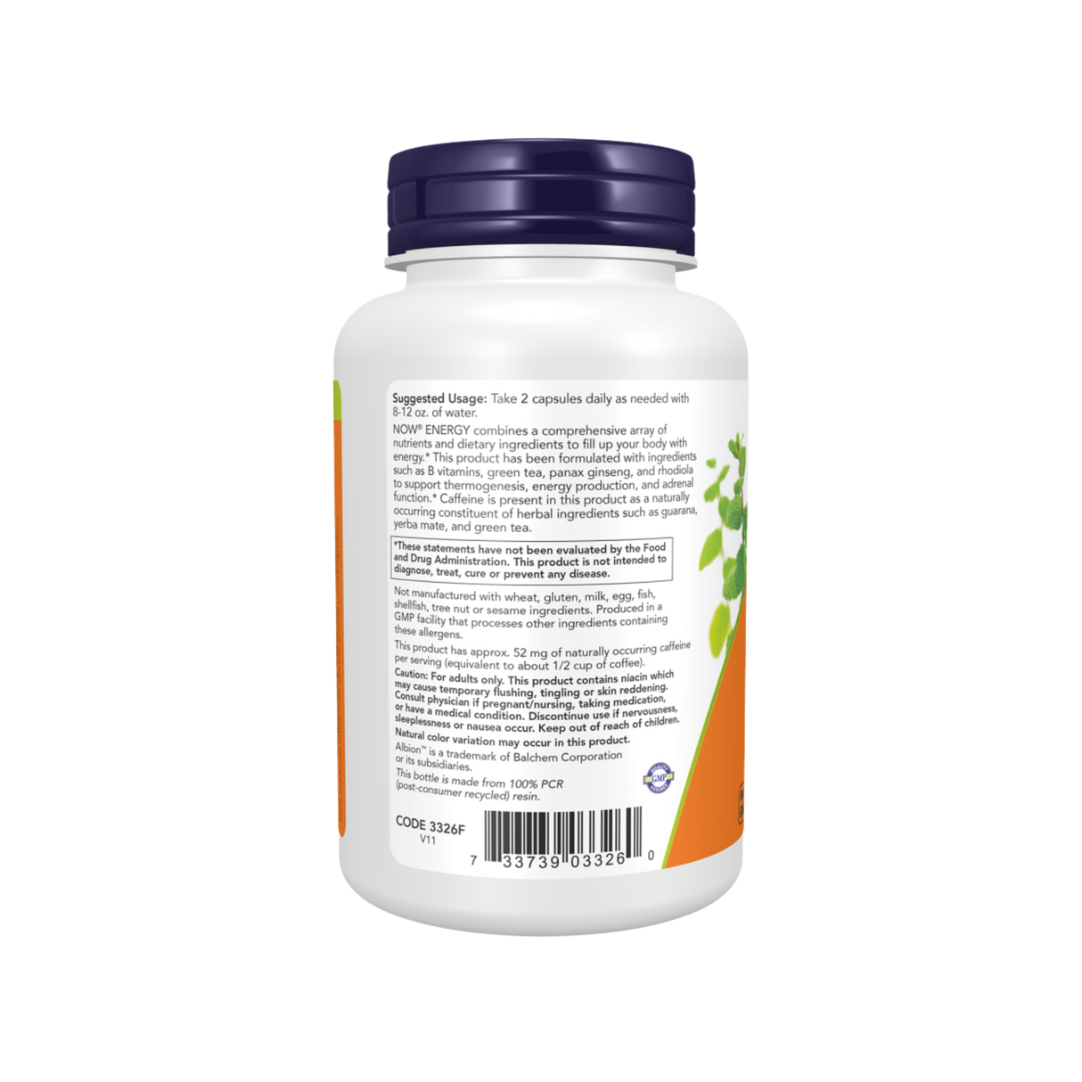 Energy 90cap –  Now Foods
