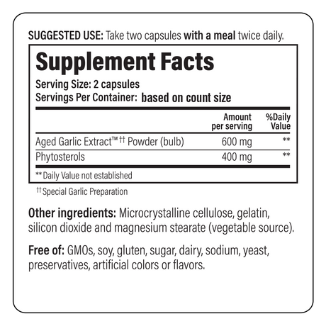 Phystosterols for Cholesterol Support Formula 107 80cap - Kyolic