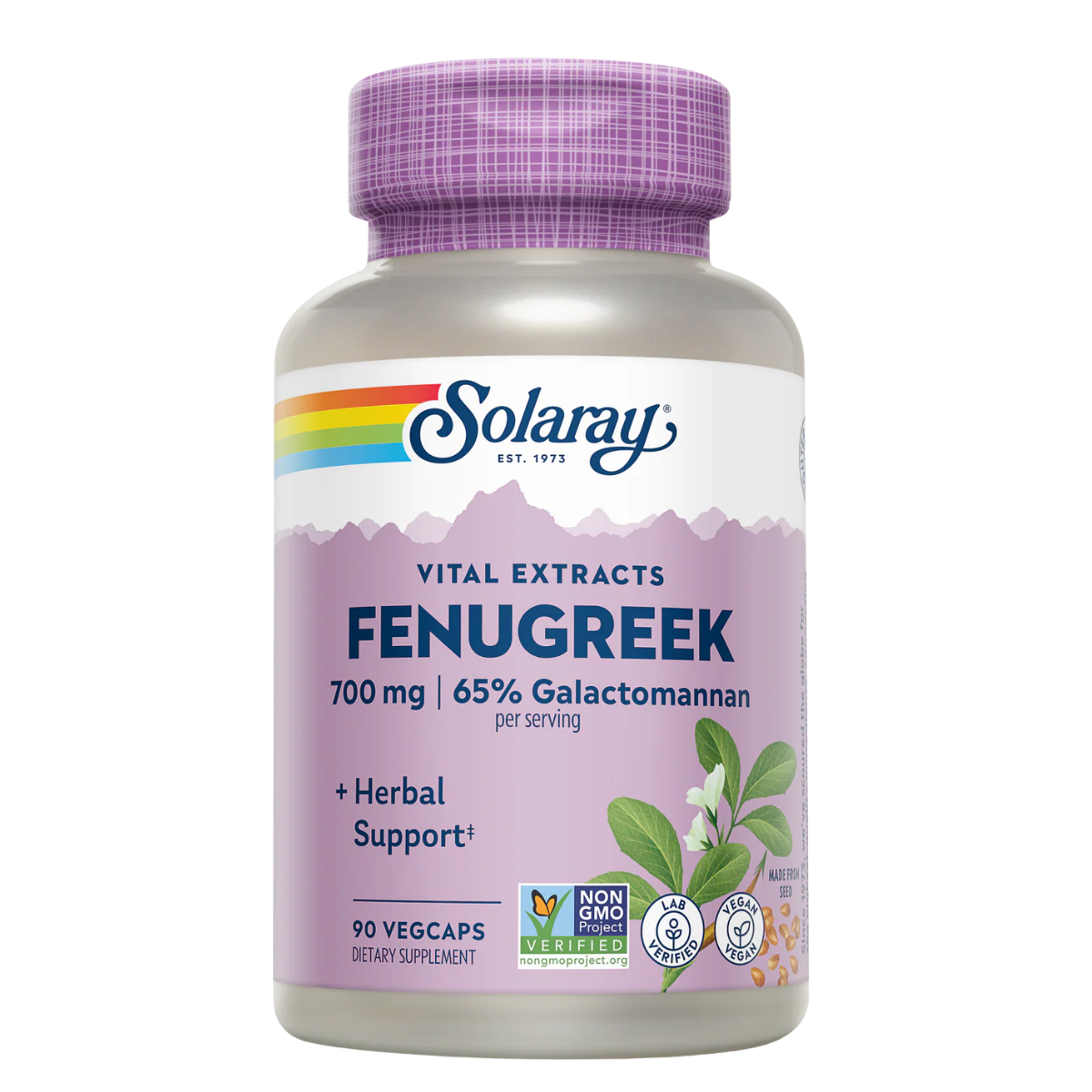 Fenugreek Seed Extract 700mg 90vcap - Solaray