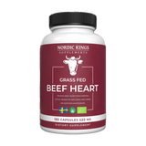 Beef Heart Bio Grass Fed 180cap - Nordic Kings