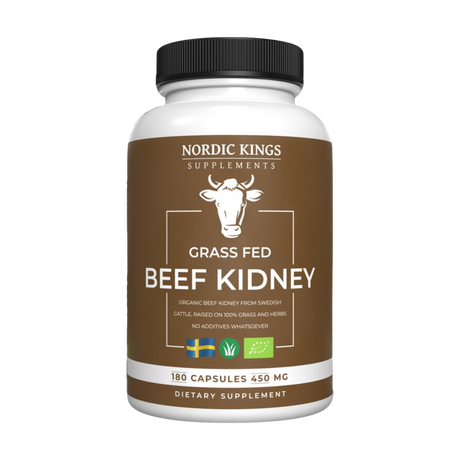 Beef Kidney BIO Grass Fed 180cap - Nordic Kings