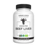 Beef Liver Grass Fed 180cap - Nordic Kings