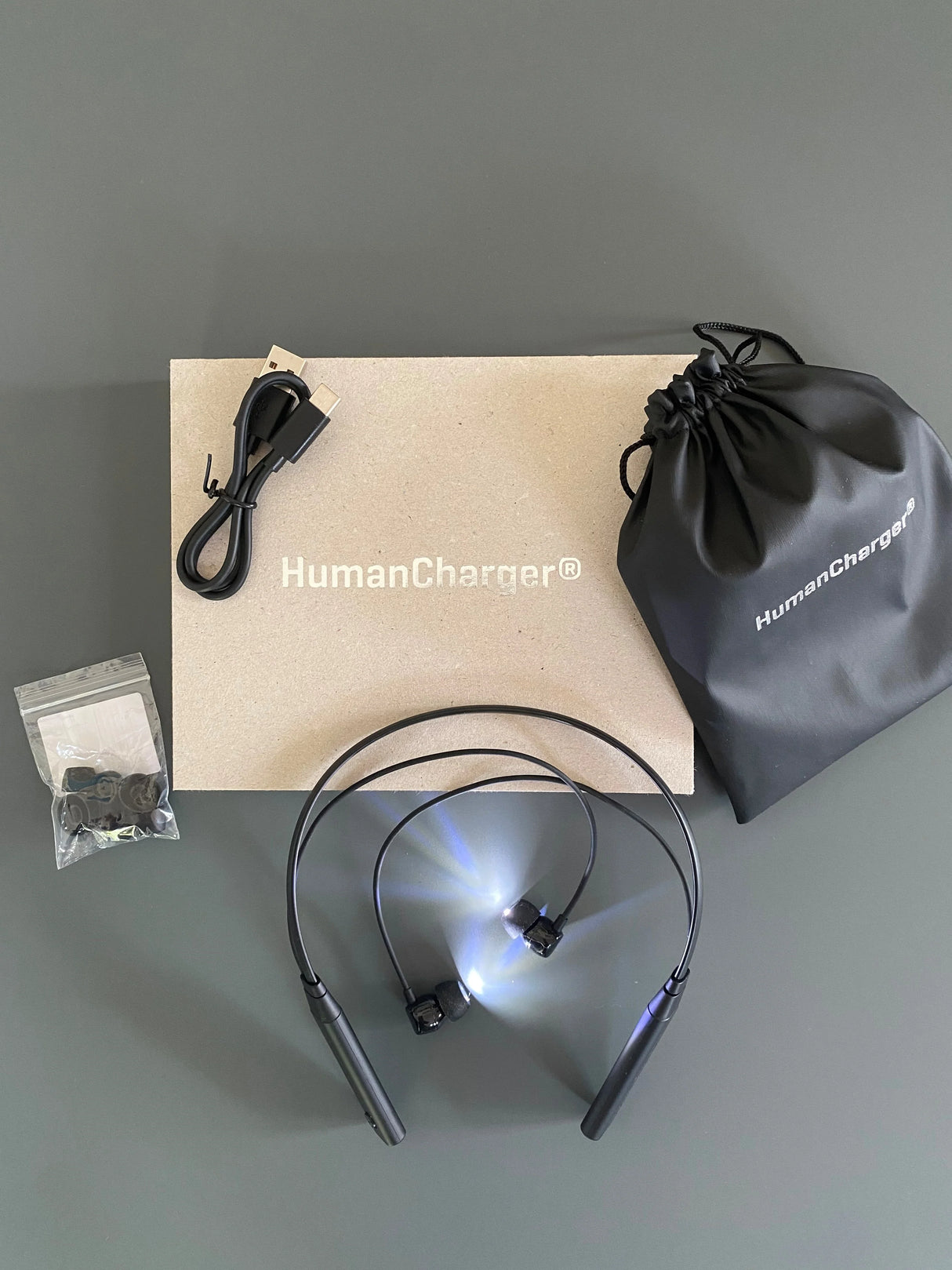 Human Charger Bright Light Headset