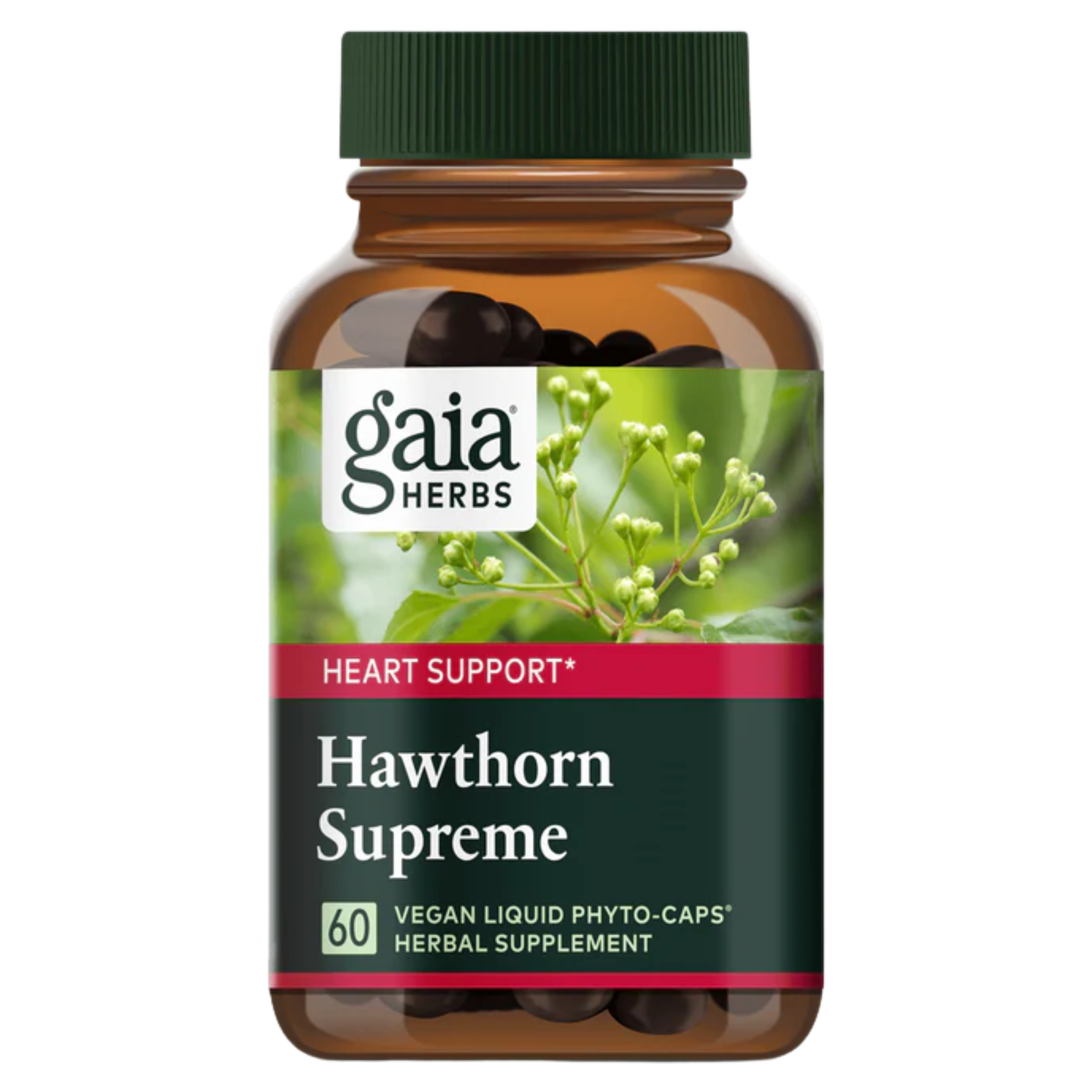 Hawthorn Supreme 60 cápsulas – Gaia Herbs