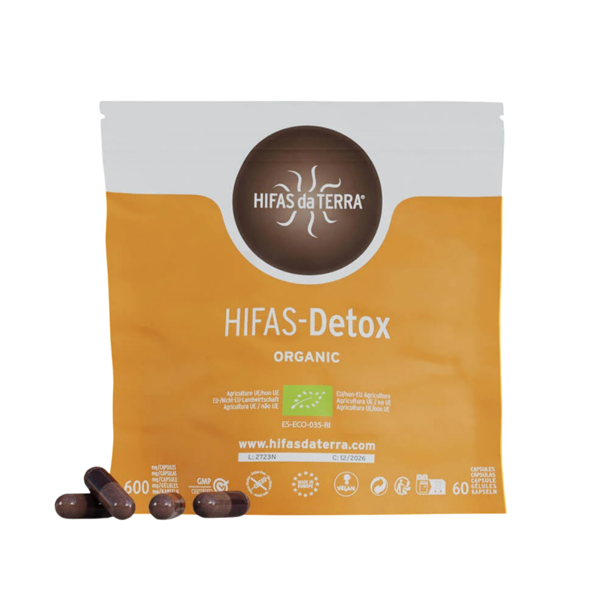 Hifas Detox Recarga 60cap - Hifas da Terra