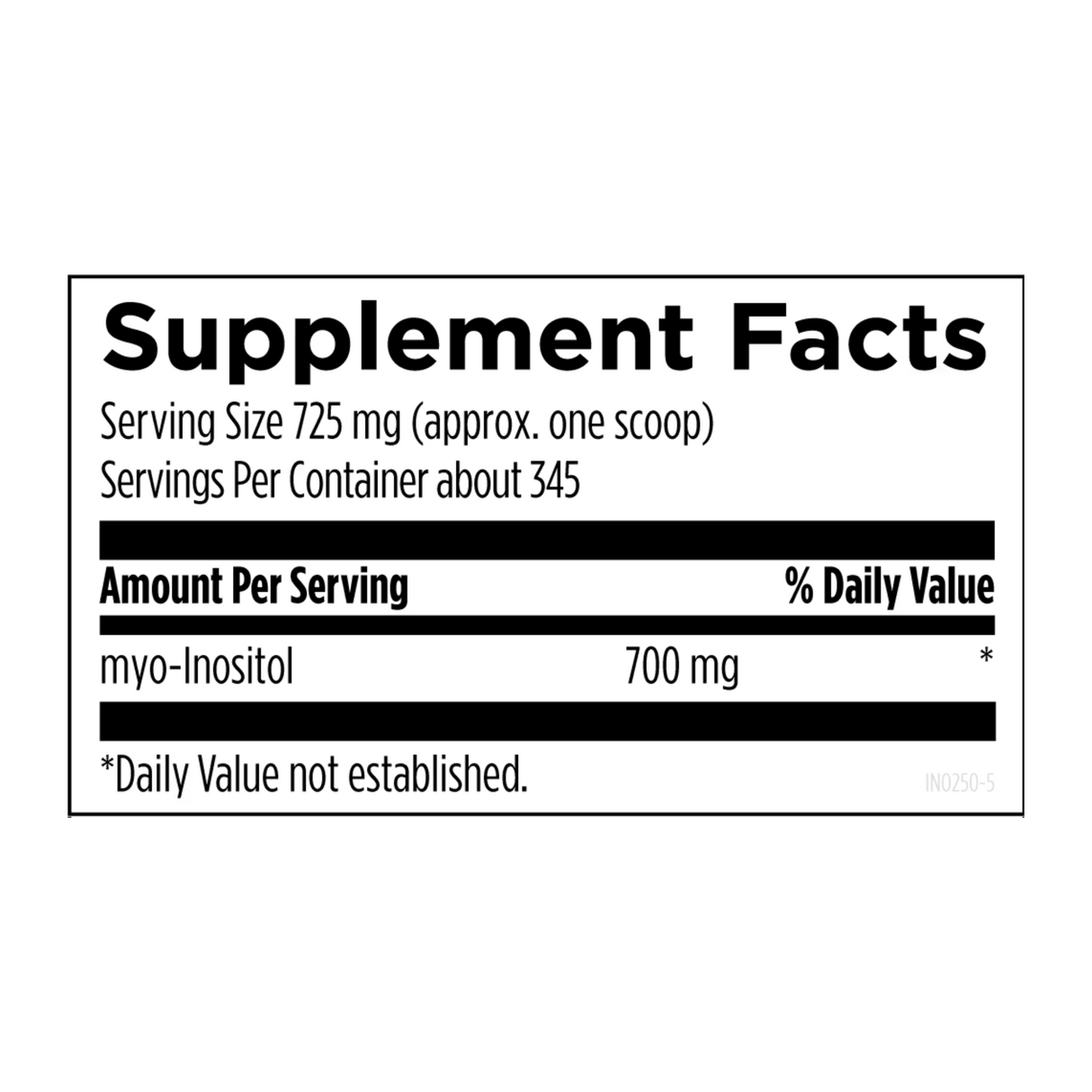 Inositol Powder 250g - Designs for Health