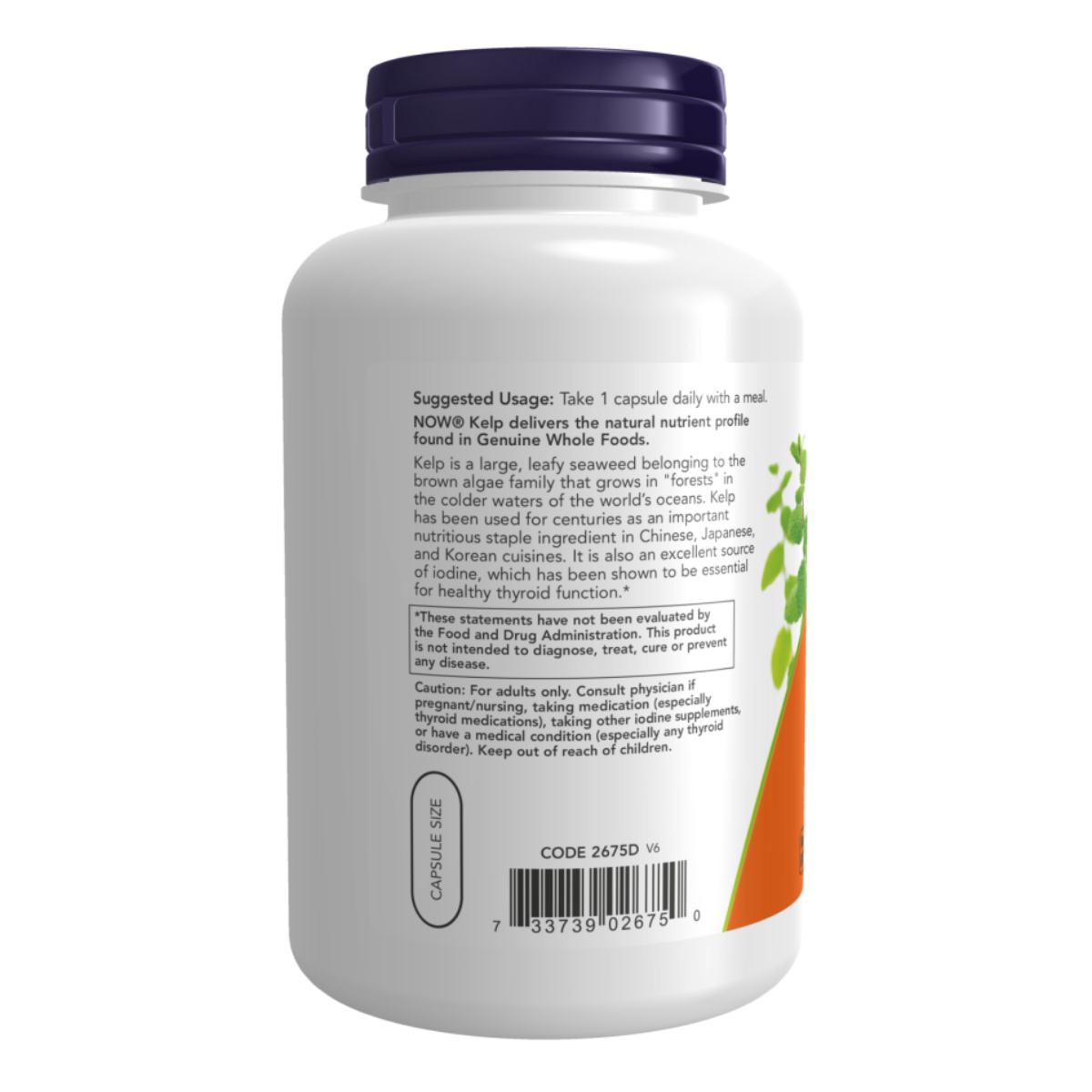 Kelp 325mcg 250vcap - Now Foods