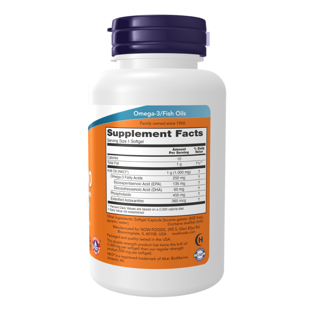 Krill 1000 Double Strenght 1000mg 60sft - Now