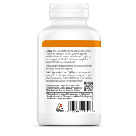 Healthy Inflammation Response Curcumin Formula 111 100cap - Kyolic