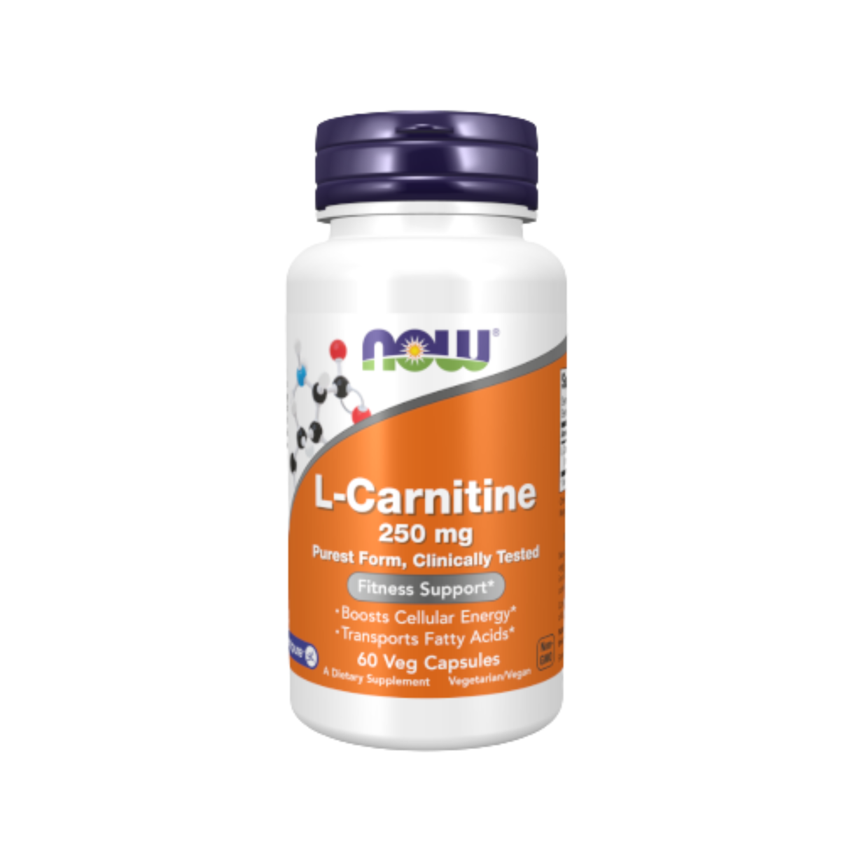 L-Carnitine 250mg 60vcap - Now