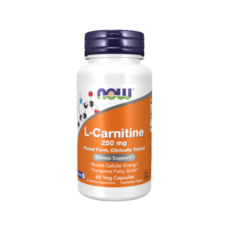 L-Carnitine 250mg 60vcap - Now