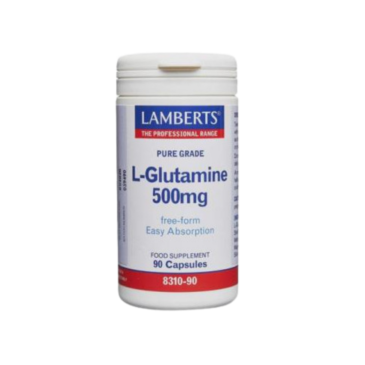 L-Glutamina 500mg 90cap - Lamberts
