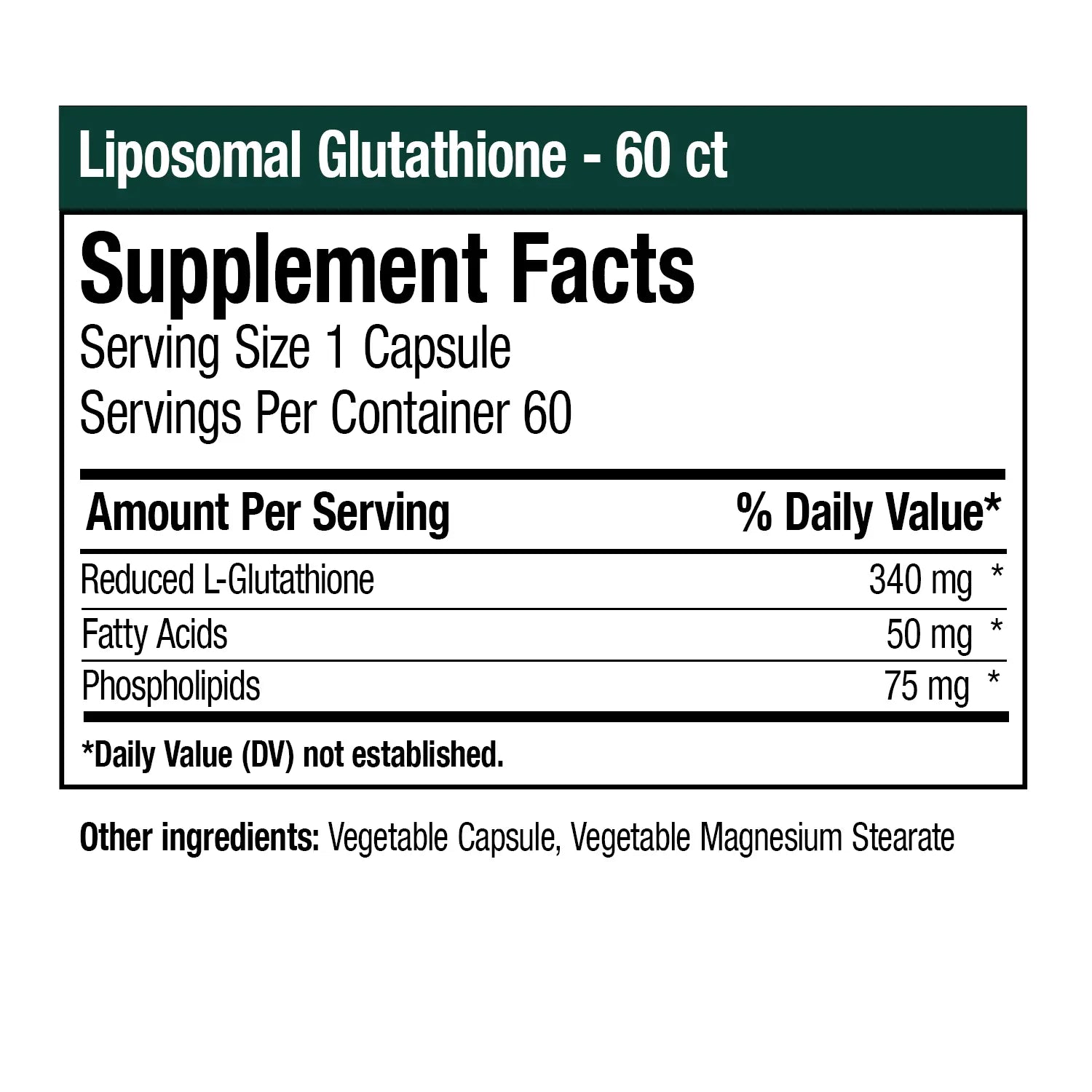 Liposomal Glutathione 60vcap - NutraMedix
