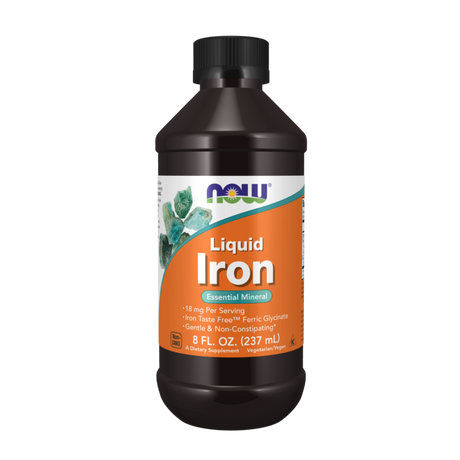 Liquid Iron 237ml - Now Foods