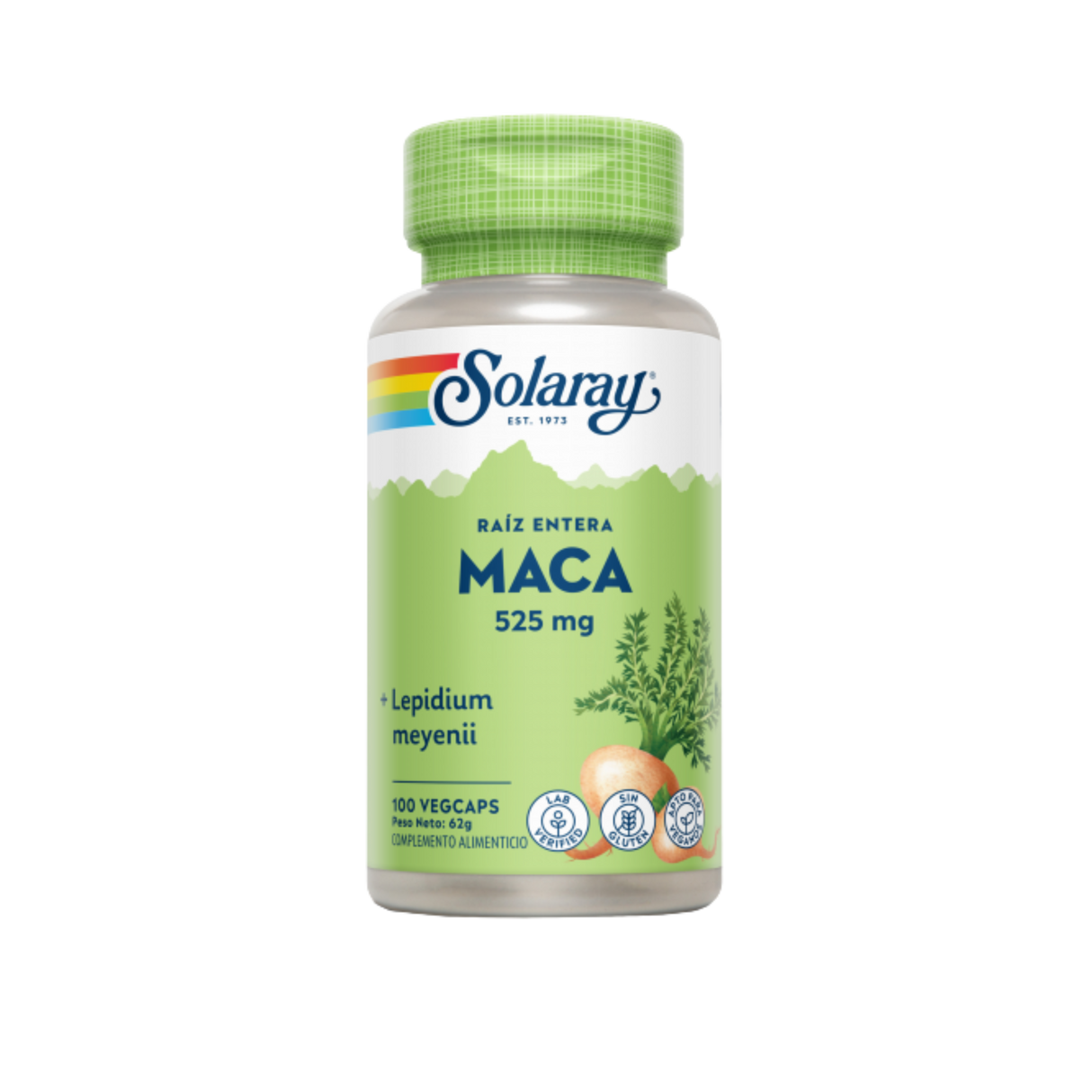 Maca 525mg 100cap - Solaray