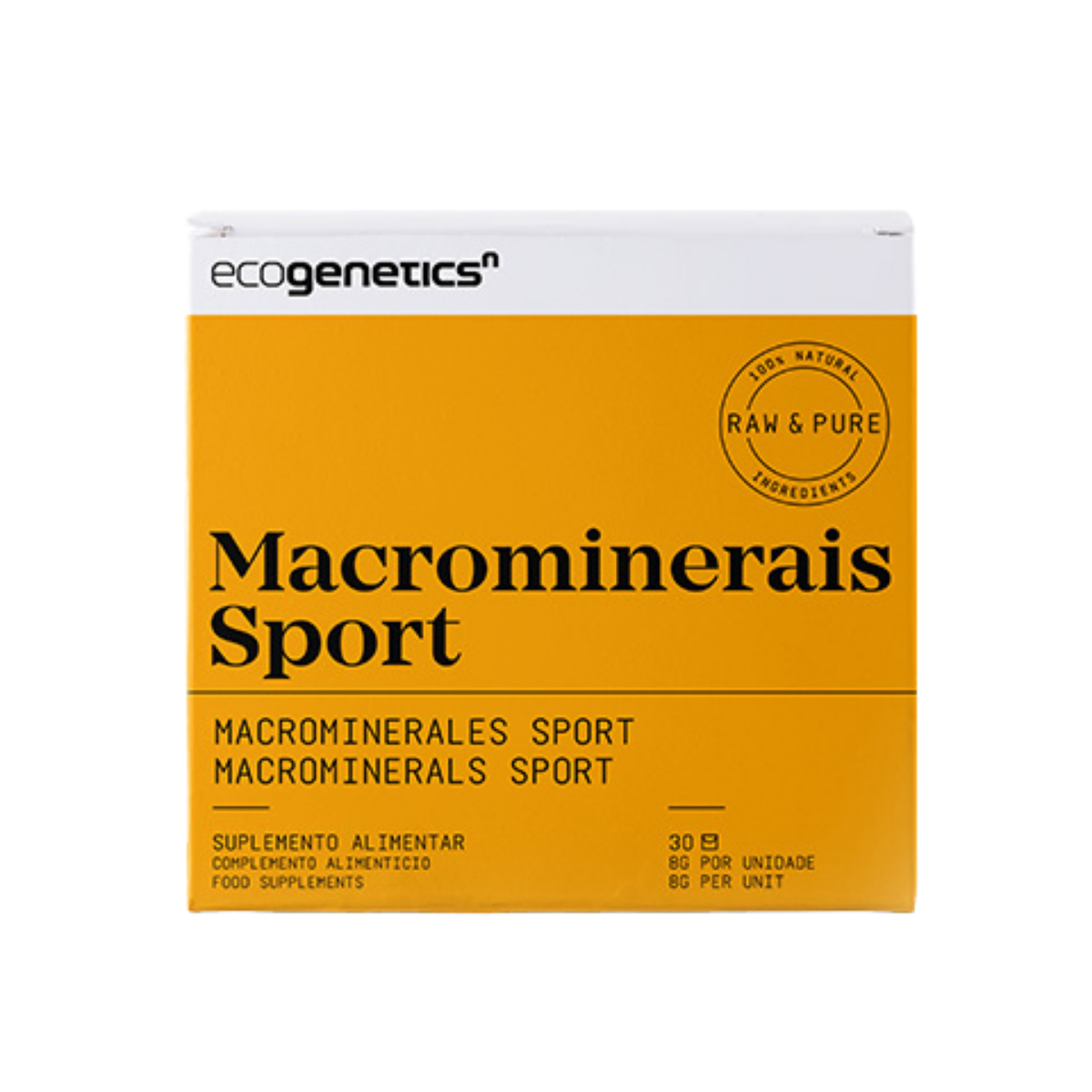 Macrominerais Sport 30saq - Ecogenetics