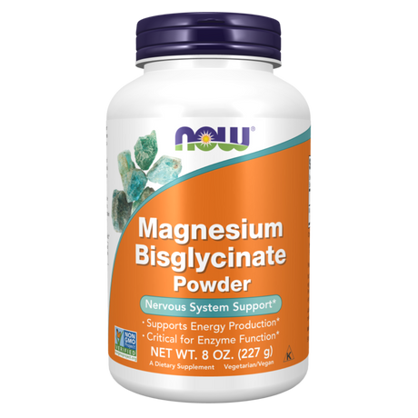 Magnesium Bisglycinate Powder 227g - Now Foods