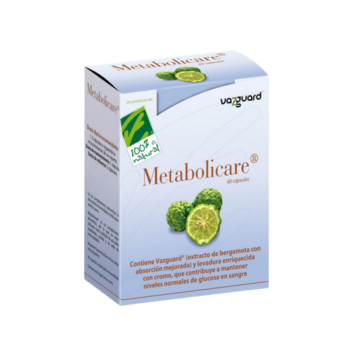 Metabolicare 60cap – Cien por Cien Natural