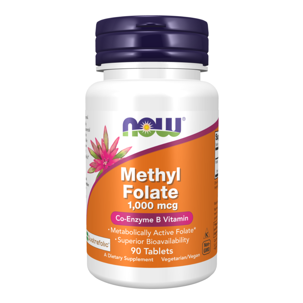 Methyl Folate 1000mcg 90tab - Now Foods