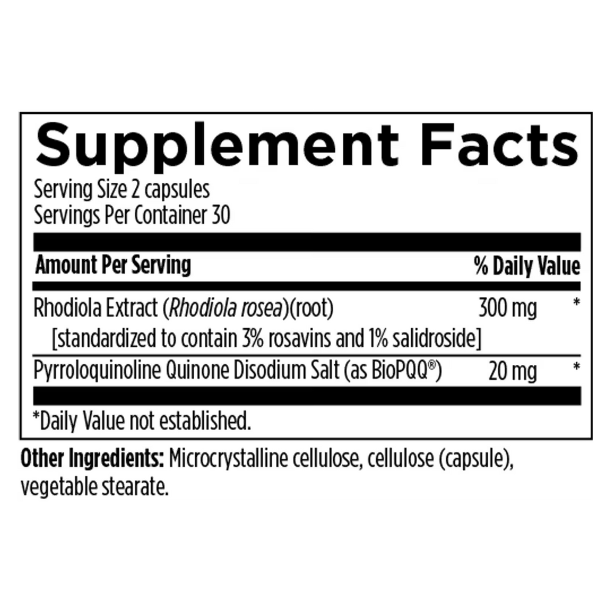 Mito-PQQ™ 60vcap - Designs for Health