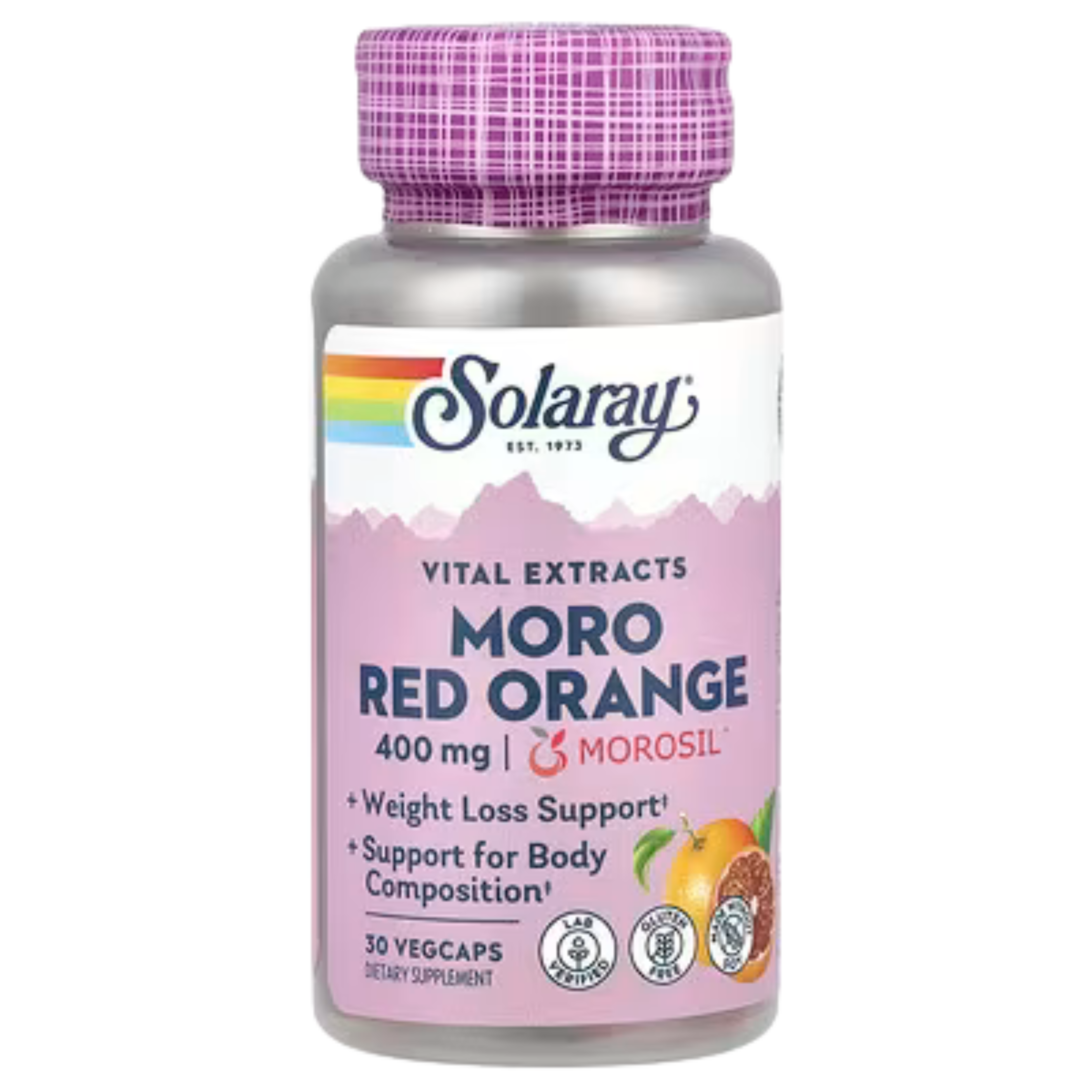 Morosil (Moro Vermelho Laranja) 30 cápsulas – Solaray