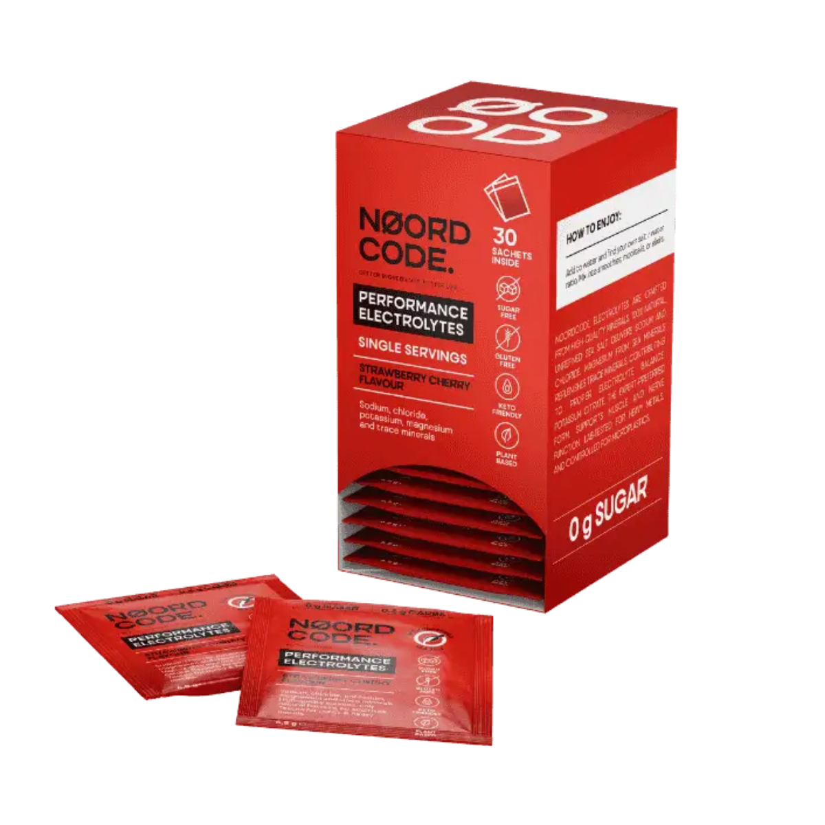 Performance Electrolytes Strawberry Cherry SIngle Servings 30saq – Noordcode