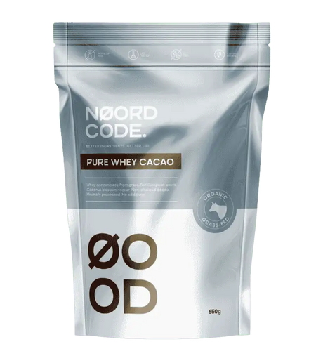 Organic Pure Whey Cacau 650g – Noordcode
