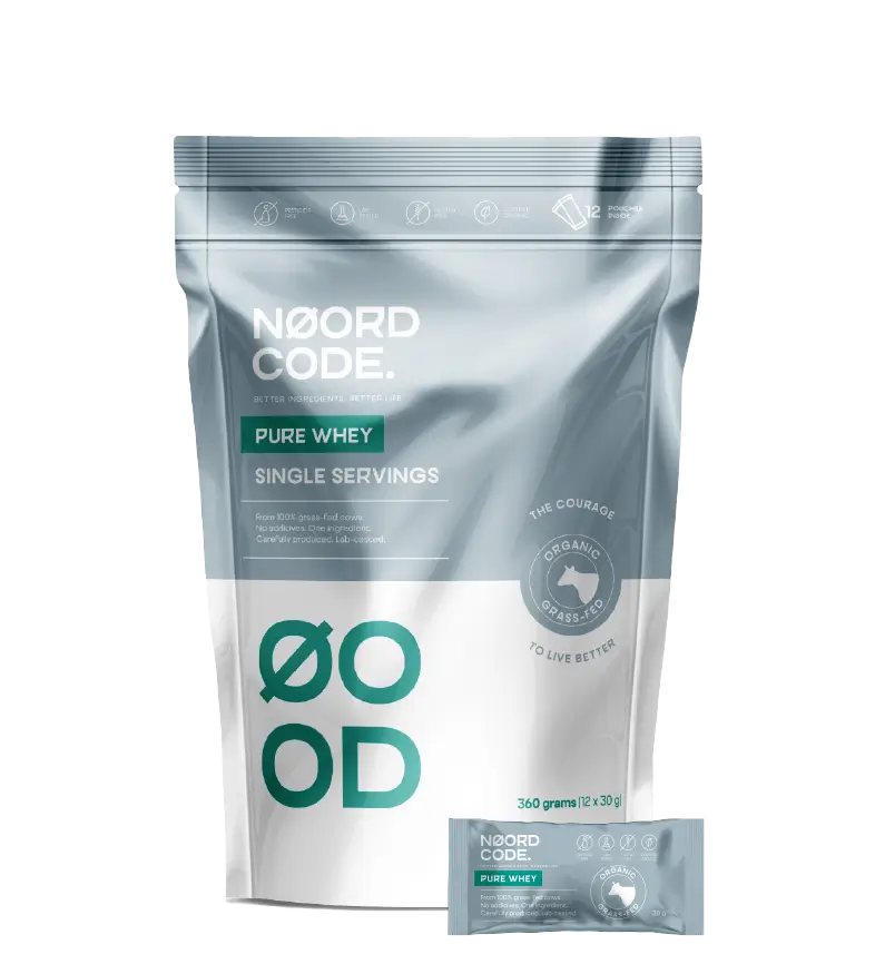 Organic Pure Whey Single Servings 12x30g – Noordcode