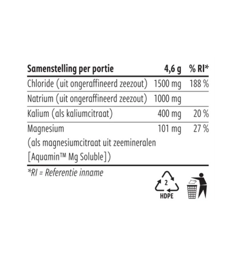 Performance Electrolytes Unflavoured Single Servings 30saq - Noordcode