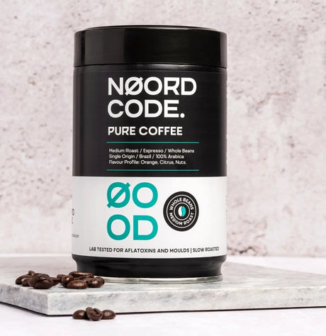 Pure Coffee Medium Roast Whole Beans 250g - Noordcode