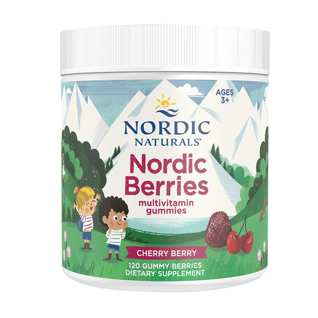 Nordic Berries Cherry 120 gummies - Nordic Naturals