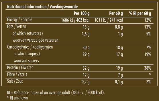 Organic Collagen Protein Bar Hazelnut Cacao – Noordcode