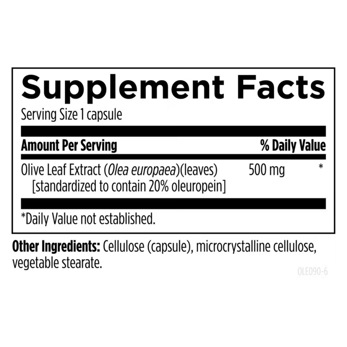 Olive Leaf Extract 90 vcap - Designs for Health