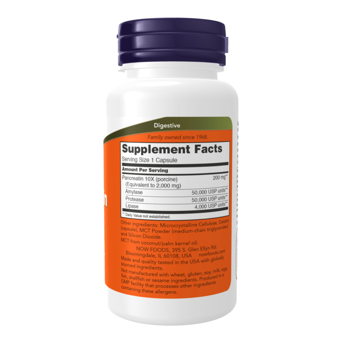 Pancreatin 2000 100cap - Now