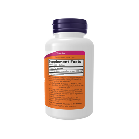Pantethine 600mg 60sft - Now