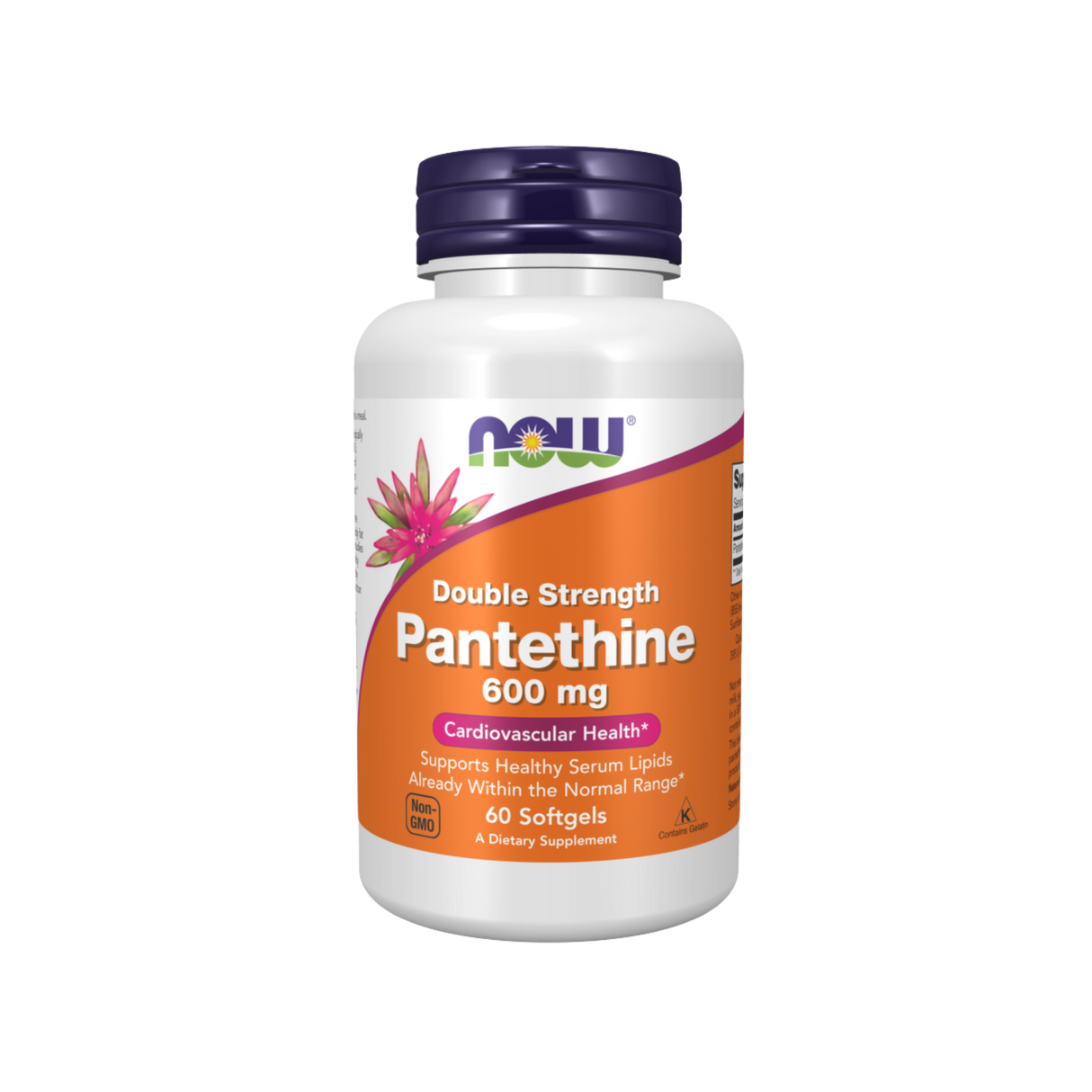 Pantethine 600 mg 60sft - Now