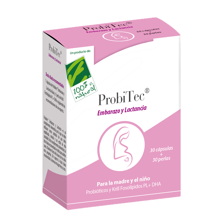 ProbiTec Gravidez e Amamentação 30cap + 30sft – Cien por Cien Natural