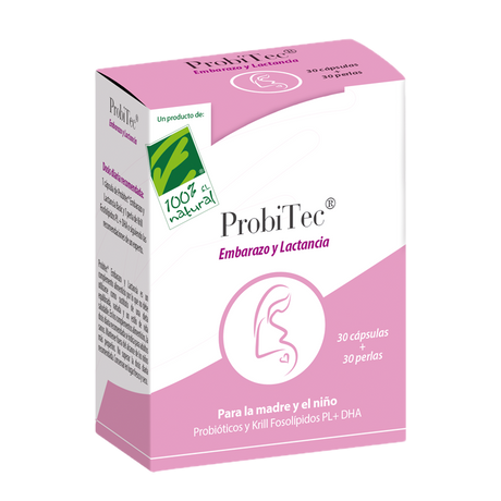 ProbiTec Gravidez e Amamentação 30cap + 30sft – Cien por Cien Natural