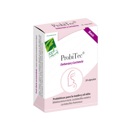 ProbiTec Gravidez e Amamentação Basic 30cap – Cien por Cien Natural