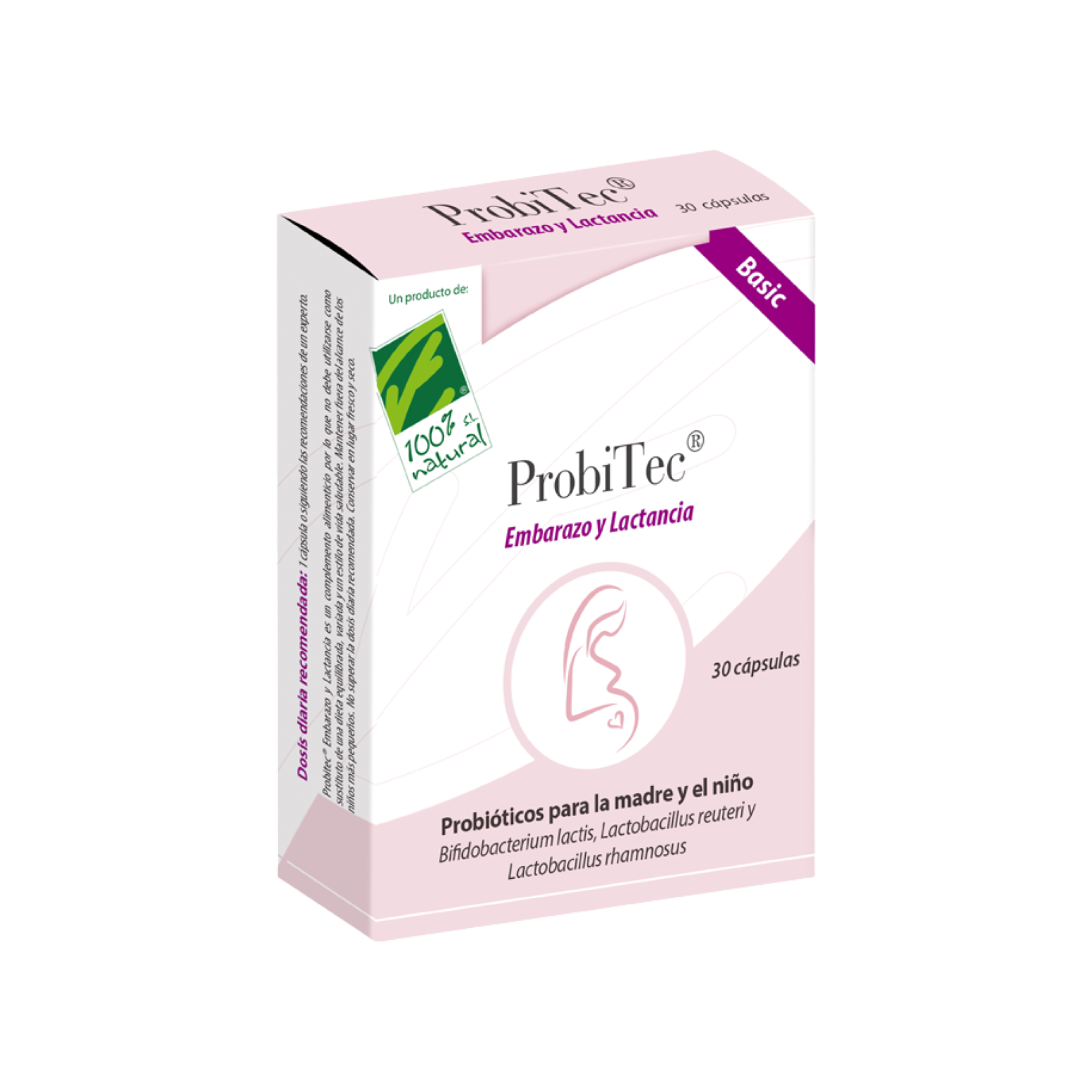 ProbiTec Gravidez e Amamentação Basic 30cap – Cien por Cien Natural