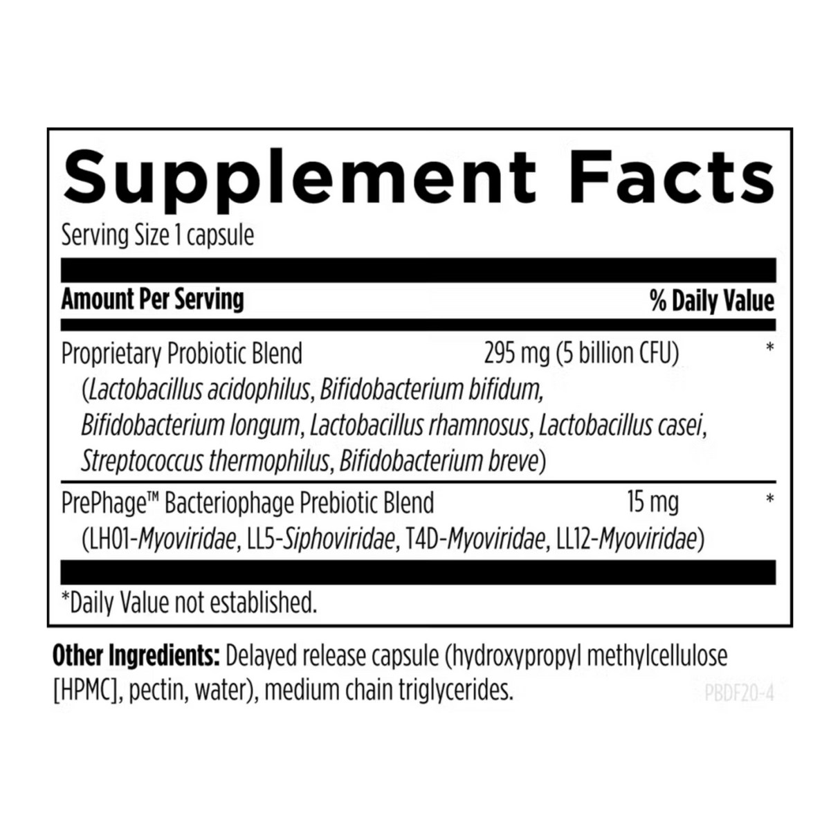 Probiophage DF™ 120vcap - Designs for Health