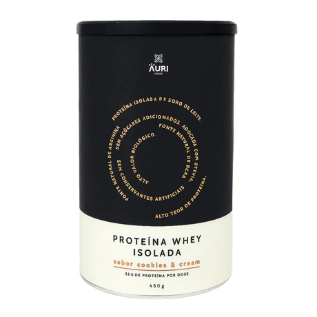 Proteína Whey Isolada Cookies & Cream 450g - Auri