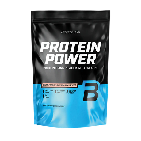 Protein Powder 1000g Strawberry Banana - BioTechUSA