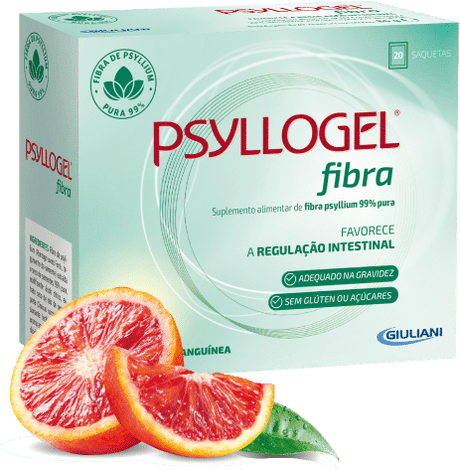 Psyllogel Fibra Saquetas Laranja 20saq - Psyllogel